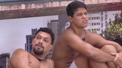 Vinícius e Guilherme cumprem punição no BBB 25