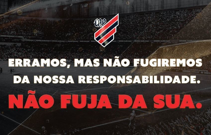 Athletico-PR reconhece má fase e faz proposta para torcida: 'Seis decisões'