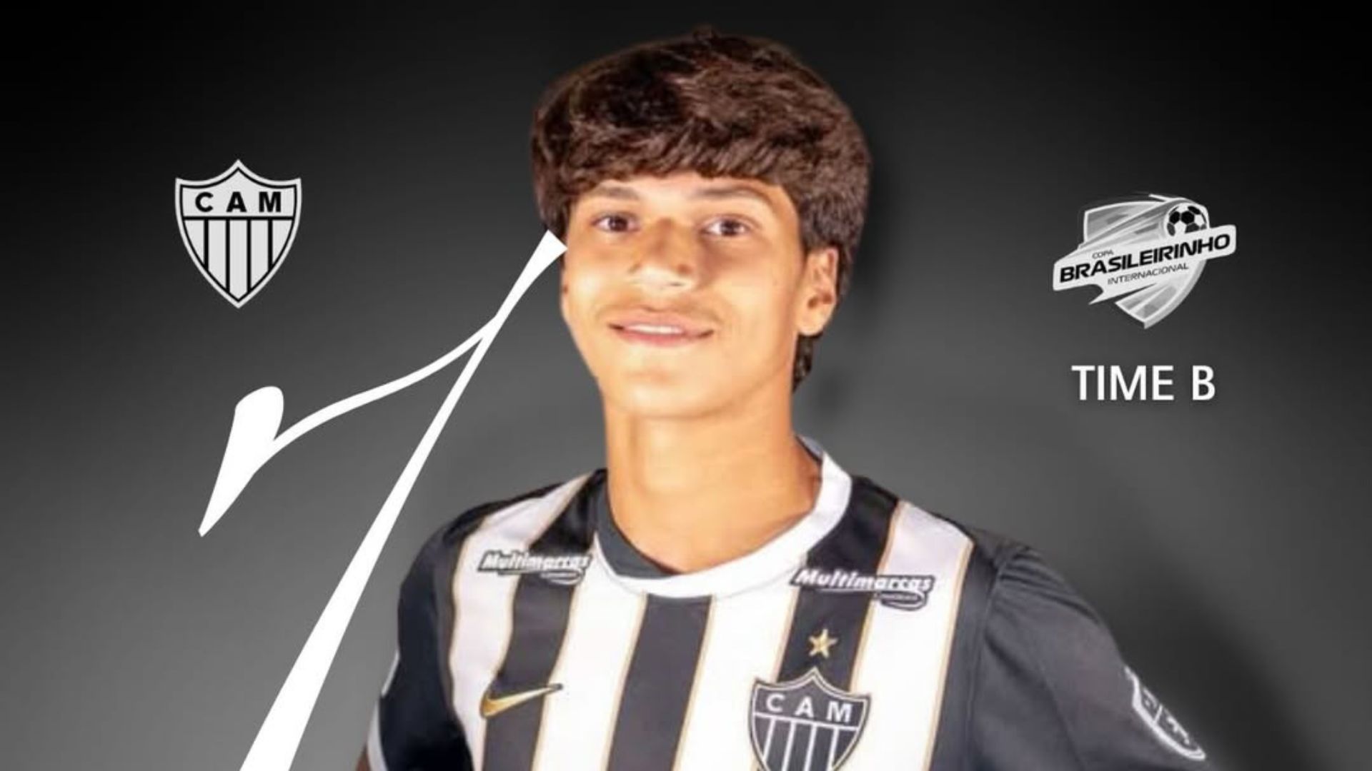 Filho de Hulk marca em goleada do Atlético na base, e pai reage