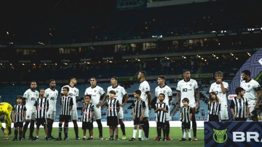 Time do Atlético que enfrentou o Grêmio pelo Brasileirão