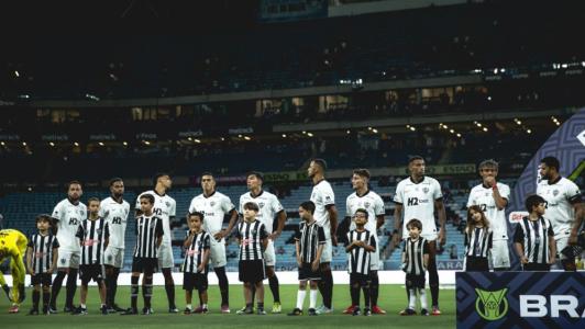Time do Atlético que enfrentou o Grêmio pelo Brasileirão