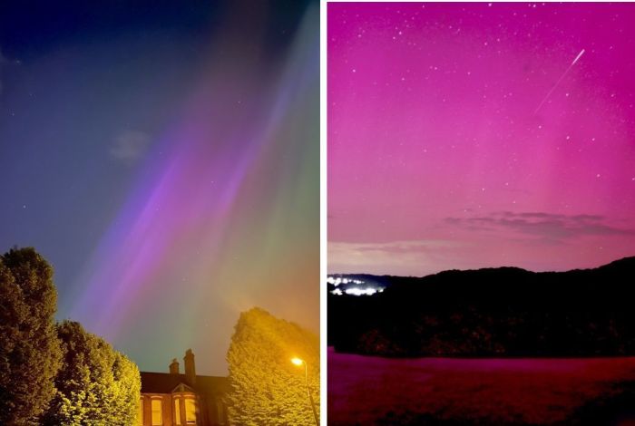 Fotos mostram aurora na Europa