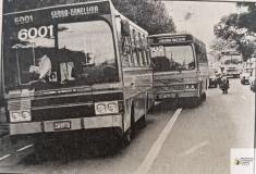 Avenida Augusto de Lima em 1992 | Linha 6001 prefixo 3127 - Viação Carmo-Sion