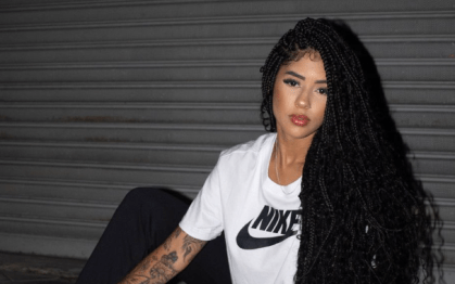 Influenciadora Bárbara Contreras, em postagens no Instagram
