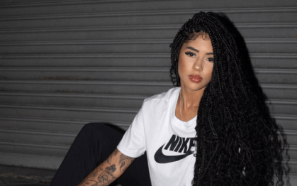 Influenciadora Bárbara Contreras, em postagens no Instagram
