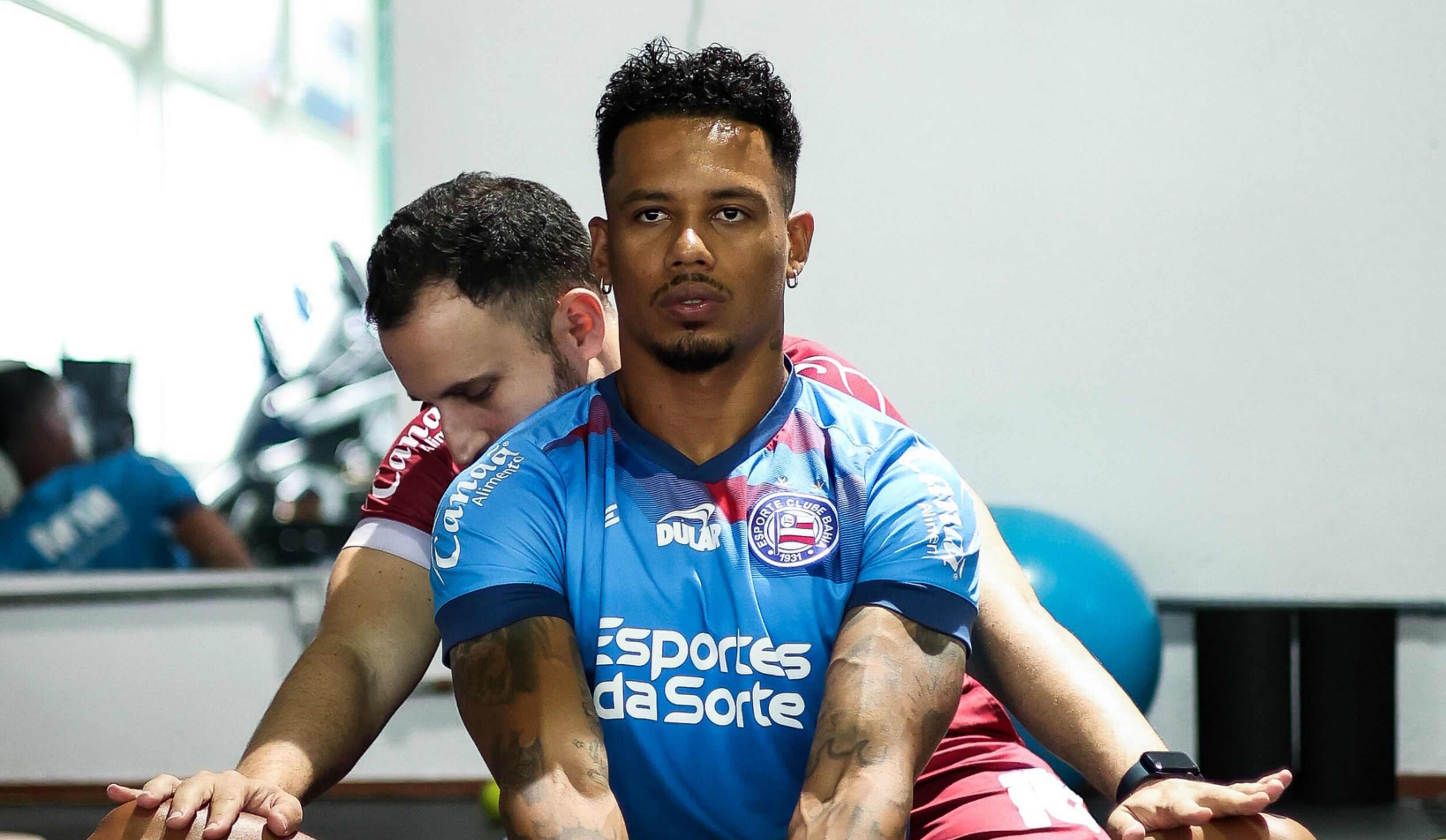 Chuva atrapalha treino do Bahia, que tem novidade; entenda