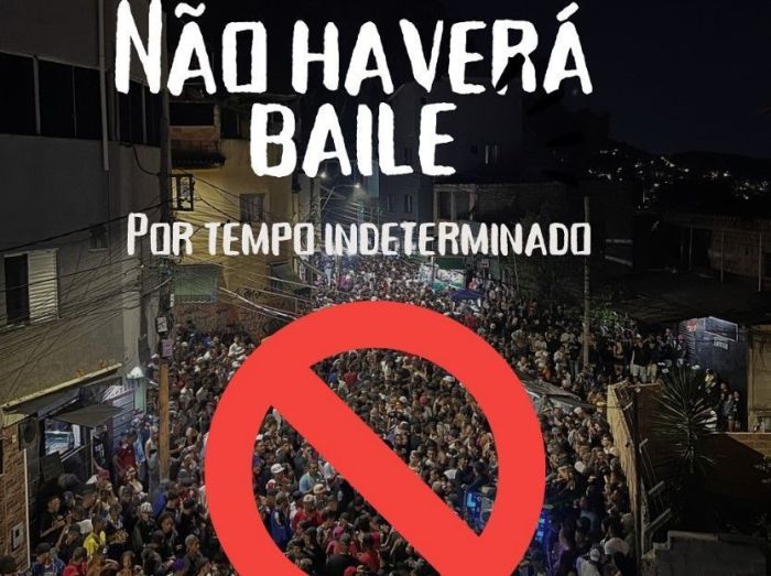 Baile suspenso no Aglomerado da Serra, região Centro-Sul de BH 