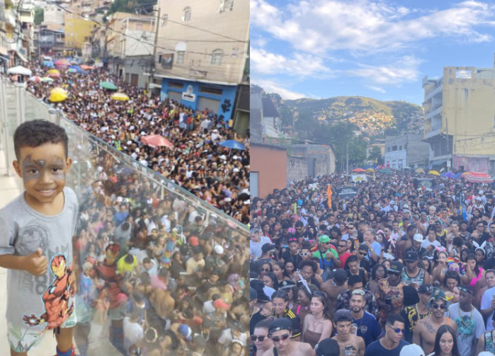 Bloco Baile da Serra arrasta multidão no Aglomerado da Serra, em BH 