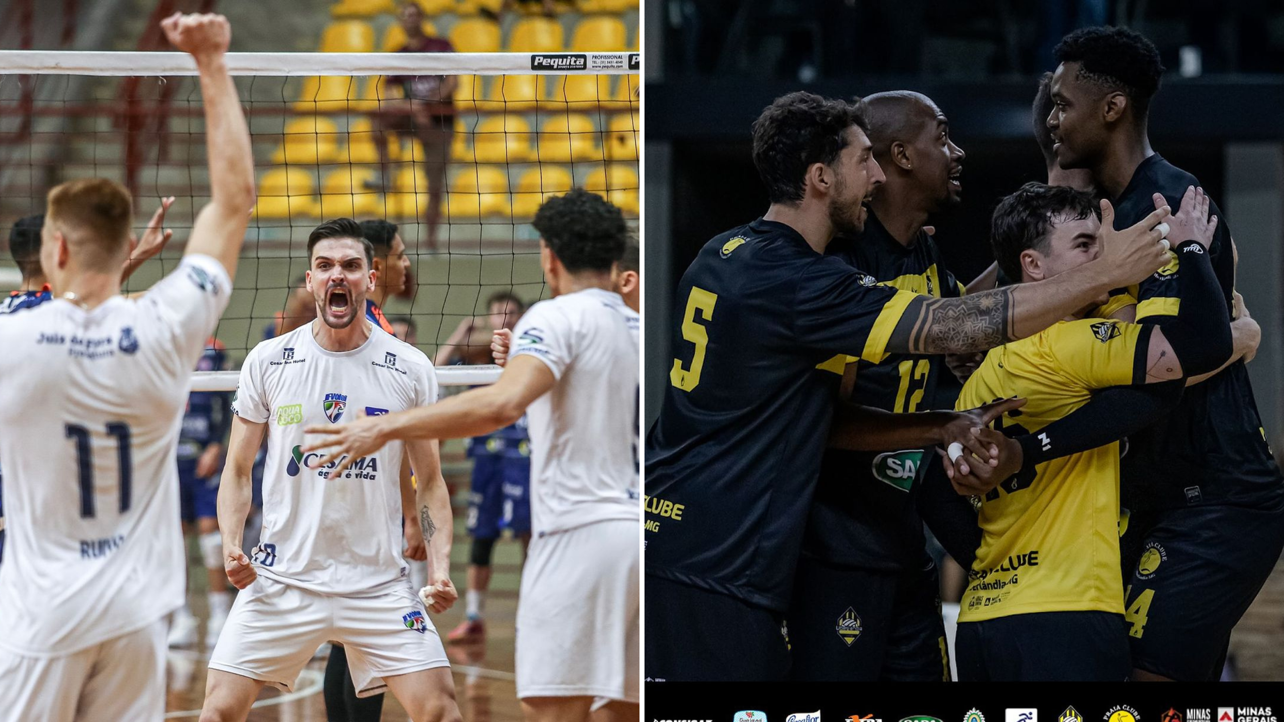 JF Vôlei x Praia Clube: onde assistir, data e horário da disputa pelo 3º lugar do Mineiro Masculino de Vôlei