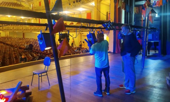 Bastidores da montagem da Ópera 'A Noite de São João' em 2023 