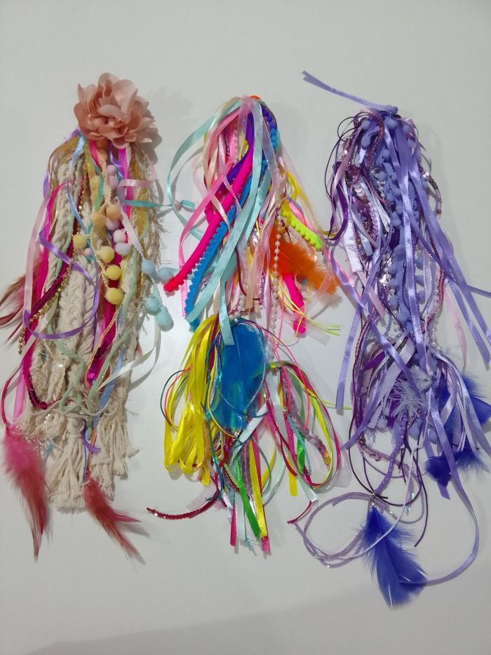 Xuxinhas de Carnaval para cabelo da Beco Acessórios Xuxinhas de Carnaval para cabelo da Beco Acessórios