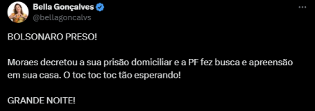 Políticos reagem à prisão do ex-presidente Jair Bolsonaro