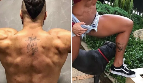 tatuagens de belo e gracyanne barbosa