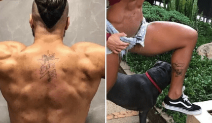tatuagens de belo e gracyanne barbosa