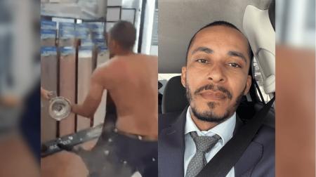 O vídeo foi divulgado pelo próprio blogueiro nas redes sociais.