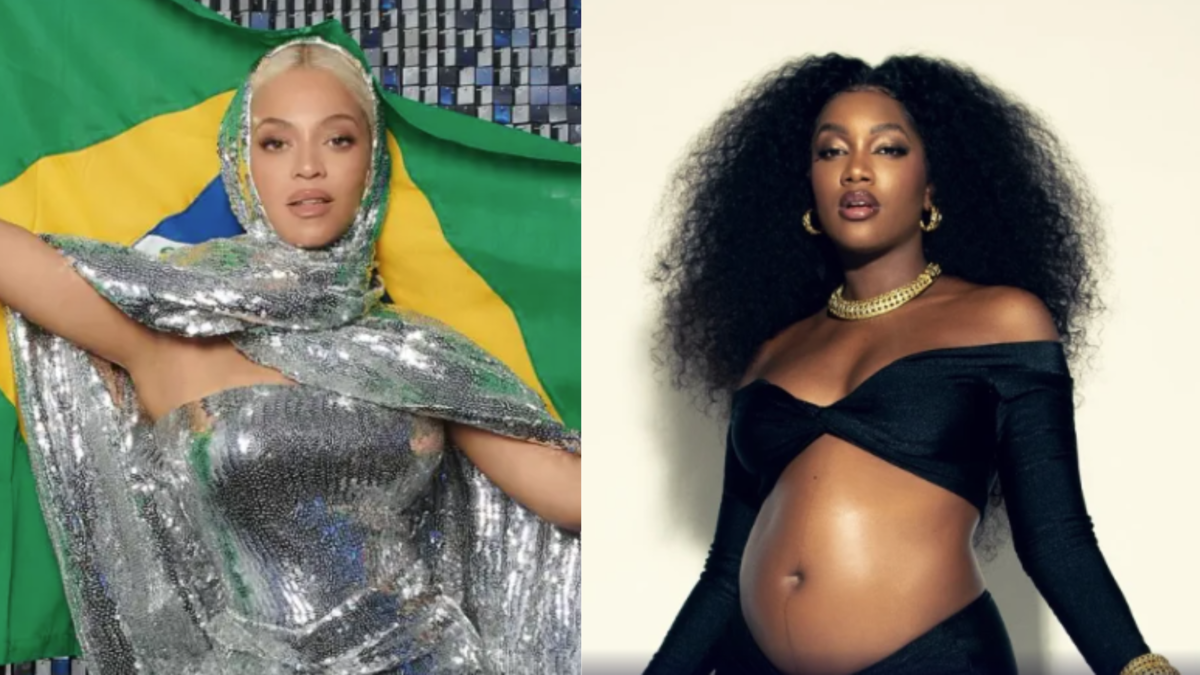 Iza tem reação inusitada ao conhecer Beyoncé em pré-estreia de 'Mufasa: O Rei Leão'
