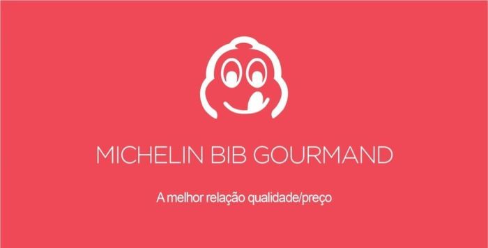 Imagem que representa a categoria 'Bib Gourmand', com o símbolo da Michelin
