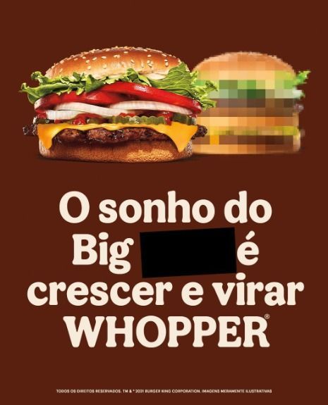 Em 2021, o BK já havia provocado o McDonald's devido à semelhança entre os sanduíches.
