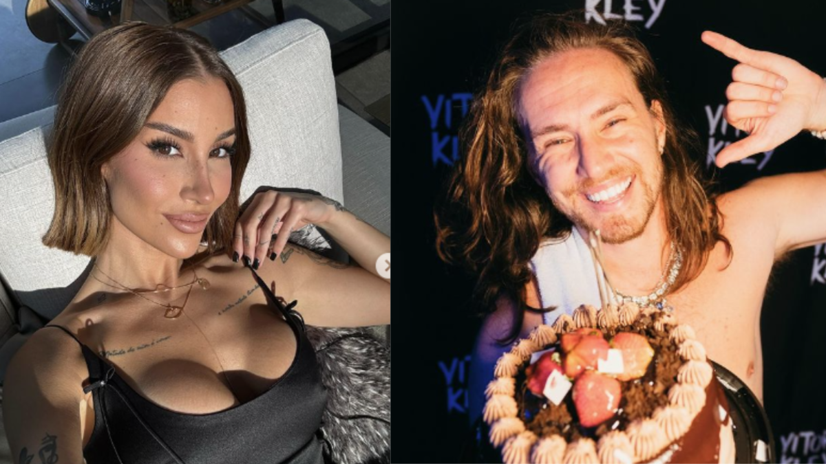 Bianca Andrade e Vitor Kley curtem show de Liniker em clima de romance