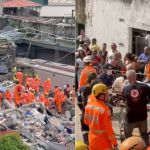 Bombeiros resgatam segunda vítima com vida após desabamento de prédio com asilo em BH