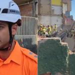 Bombeiros usam cães e buscam vítimas em bolsões de ar após desabamento em BH