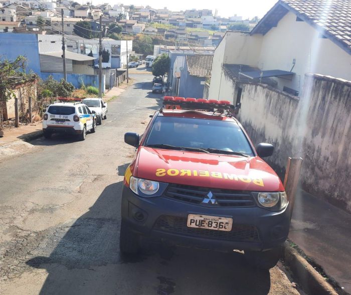 Ocorrência mobiliza Corpo de Bombeiros e a PM em Araxá 