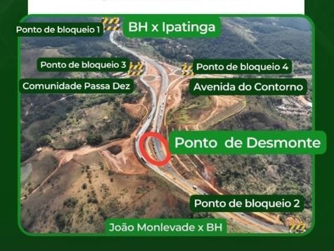 De acordo com a Vale Verde, a detonação está agendada para ocorrer a partir das 13h.