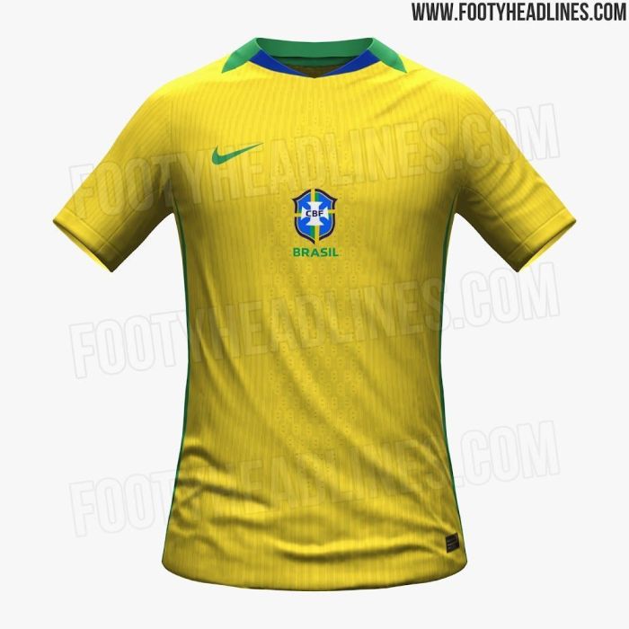Possível camisa da Seleção Brasileira para 2025