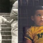 Camisa do Brasil e suspensórios: Engler e Fuad postam foto de Dia das Crianças
