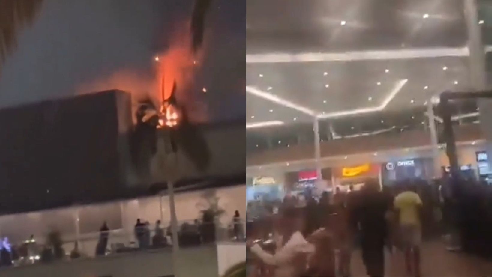 Vídeo: lanchonete do Burger King pega fogo em shopping no RJ e assusta frequentadores
