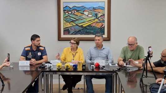 Coletiva de Juiz de Fora com prefeita Margarida Salomão