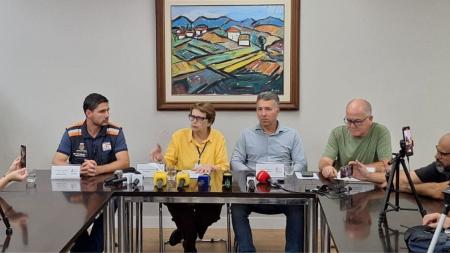 Coletiva de Juiz de Fora com prefeita Margarida Salomão
