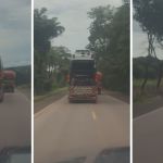 Vídeo: caminhoneiro embriagado é preso na BR-153 após dirigir mais de 24h sem parar