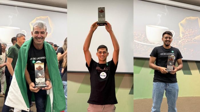 José Alexandre Lacerda, Augusto Lacerda e Luiz Felipe Lacerda