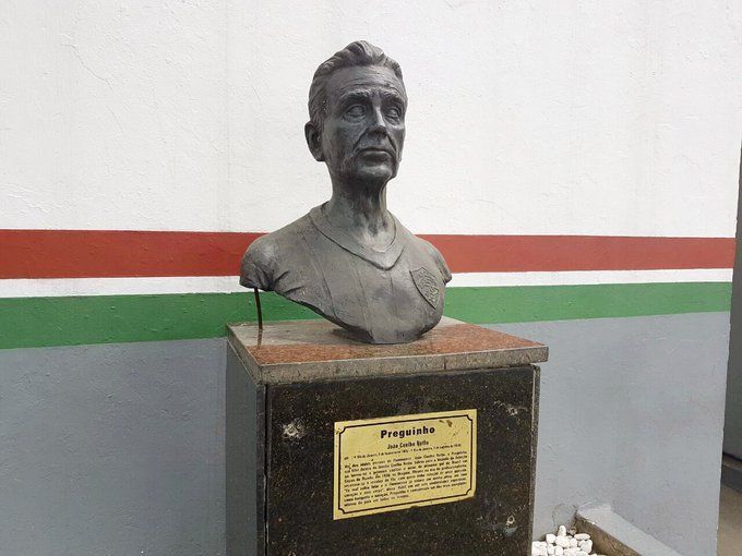 ídolo do Fluminense, Preguinho ganhou uma estátua em Laranjeiras