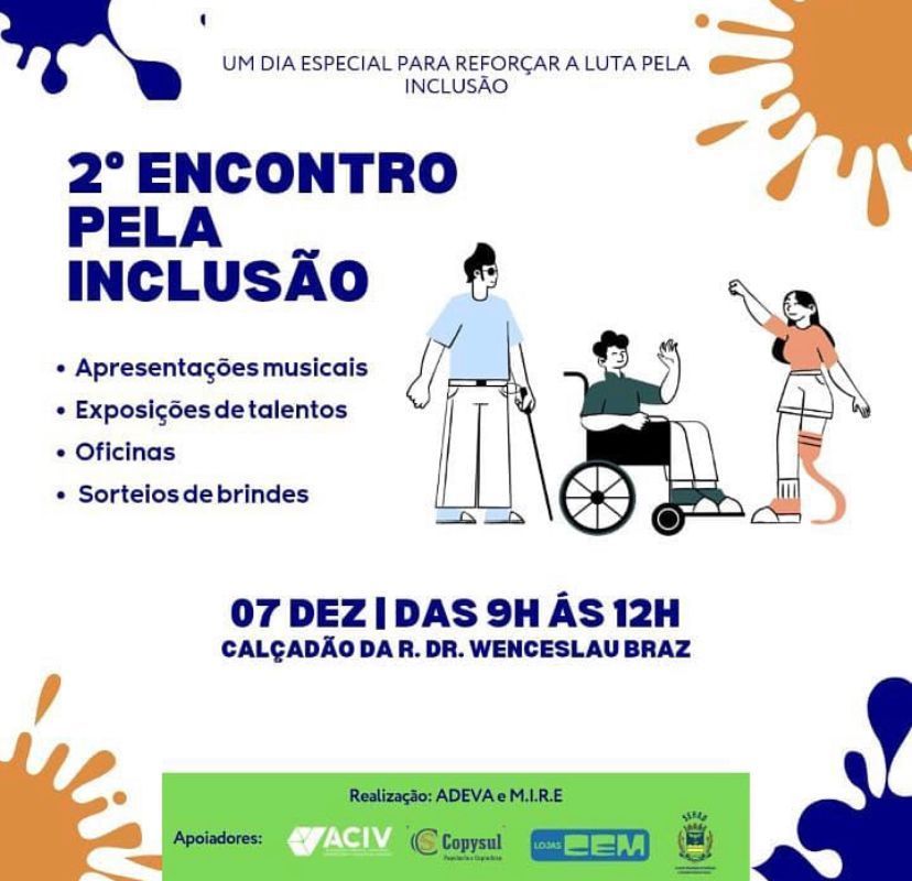 Varginha recebe evento focado em inclusão neste sábado