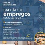 Balcão de Empregos da Prefeitura de Varginha divulga novas vagas