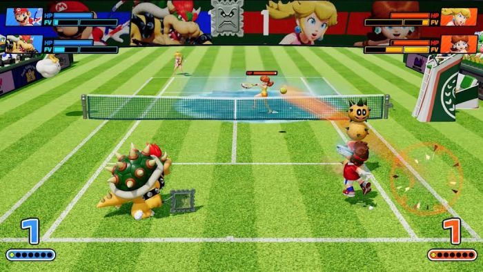 Gameplay rápida é um dos destaques de Mario Tennis Fever
