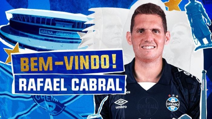 Rafael Cabral, novo goleiro do Grêmio