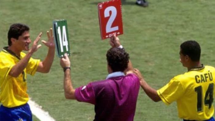 Cafu substituiu Jorginho na final da Copa de 1994
