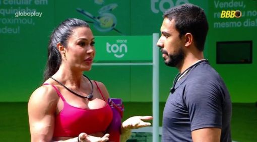 Gracyanne e Maike conversam sobre Diego Hypólito
