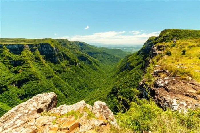 Cânion Fortaleza, no Rio Grande do Sul.