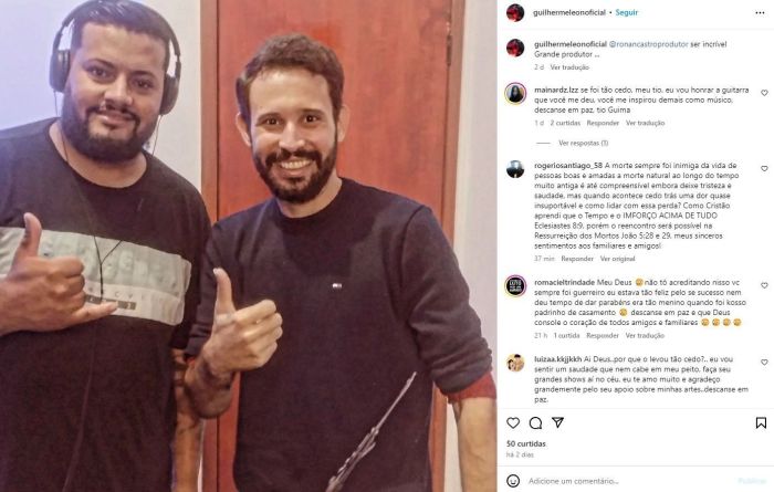 Cantor de Mairinque, em São Paulo, cousou comoção na cidade e fãs lamentam sua morte nas redes sociais.