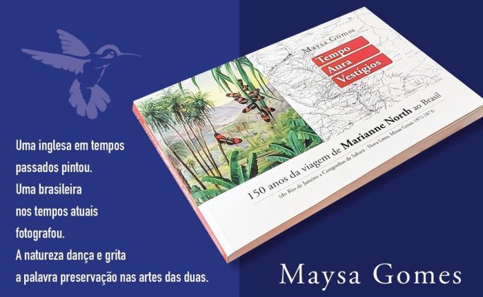 Capa do livro sobre a viagem de Marianne North ao Brasil