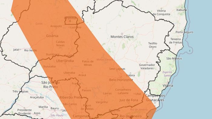 Chuva no réveillon: veja lista das 510 cidades de MG sob alerta do Inmet nesta quarta (31)