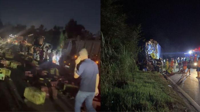 Outro acidente em ponto diferente da BR-040