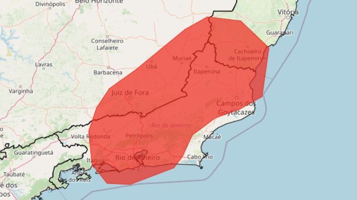 Alerta vermelho: veja lista das 79 cidades do RJ ameaçadas por acumulado de chuva