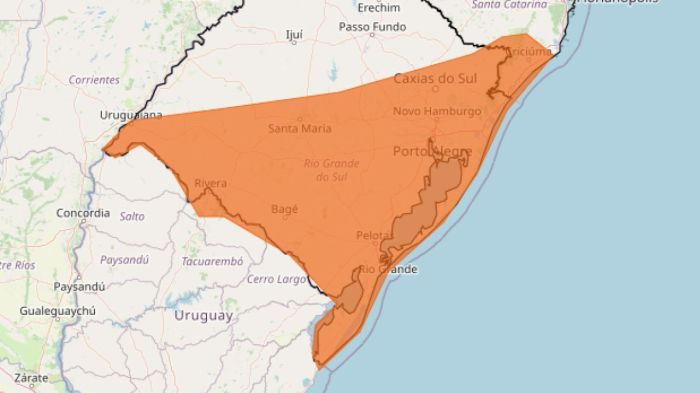 Alerta laranja de tempestade 
