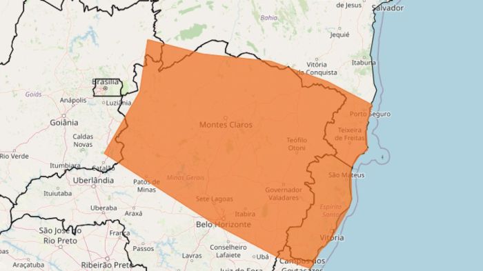 Tempestade e granizo: veja lista das 463 cidades de MG sob alerta laranja nesta terça (6)