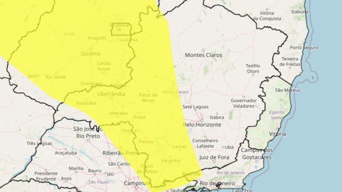 Chuvas intensas em MG: veja lista das 312 cidades sob alerta nas próximas horas